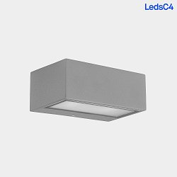 wall and ceiling luminaire NEMESIS R7S - 7x17CM up / down, small R7S IP44, grey dimmable