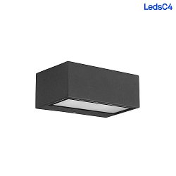 wall and ceiling luminaire NEMESIS R7S - 7x17CM up / down, small R7S IP44, anthracite dimmable