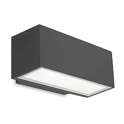 LED Au�enwandleuchte AFRODITA LED DOUBLE EMISSION, IP66 IK04, Up/Down, 22cm, Schaltbar, 17.9W