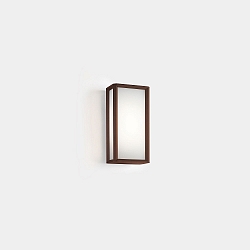 LED Au�enwandleuchte SKAT MINI, IP65 IK10, 20cm, 10W 2700/3200/4000K (CCT Switch) 602lm 117�, schaltbar, braun