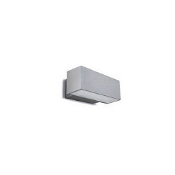 LED Au�enwandleuchte AFRODITA LED SINGLE EMISSION, IP66 IK04, 30cm, DALI dimmbar, 19W, 3000K, Grau