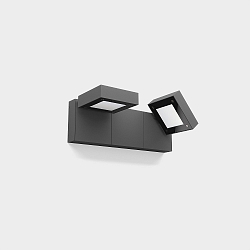 LED Wandleuchte MODIS IP66, 2x16,6W SW 2700-3200-4000K schwarz 1