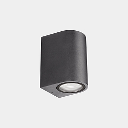 Outdoor Wandlstrahler EKO SINGLE EMISSION STANDARD, Down, IP66 IK07, GU10 max. 8W, anthrazit