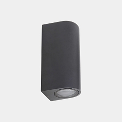 outdoor wall luminaire EKO DOUBLE EMISSION GU10 up / down GU10 IP66, anthracite dimmable