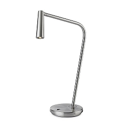 table lamp GAMMA LED, nickel dimmable