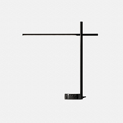 table lamp TUBS LED, black dimmable