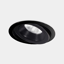 ceiling recessed luminaire DAKO ADJUSTABLE 200MM swivelling, incl. LED driver, switchable IP66, black 