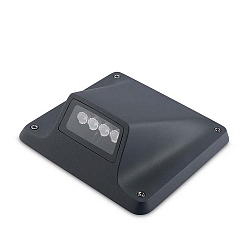 Pollerleuchte IP66-IP67 REXEL 4 LEDS LED 4,8W 3000K ANTHRAZIT 281lm