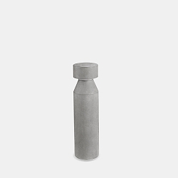 bollard lamp ROW LED IP65, opal, concrete grey