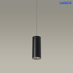 pendant luminaire PIPE FOR DELTATRACK 17CM/67CM with adapter GU10 IP20, black dimmable