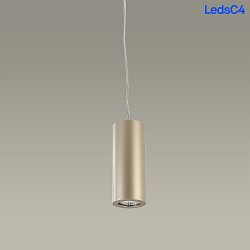 pendant luminaire PIPE FOR DELTATRACK 17CM/67CM with adapter GU10 IP20, gold dimmable