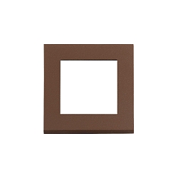 mounting frame CLICK square, mechanical, brown