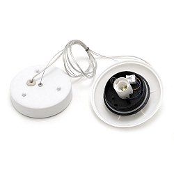 Outdoor Pendelleuchte CISNE, IP65, E27 max. 15W, ohne Schirm, wei�