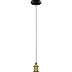 pendant luminaire LOFT surface-mounted version, 3-pole E27 IP20, gold dimmable