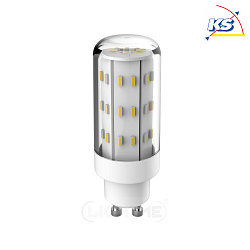 LED retrofit, rod shape lamp T30, GU10, 4W 3000K 400lm 320°