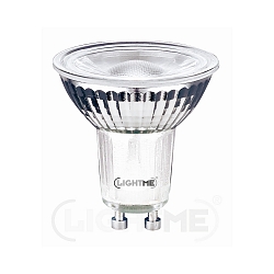 LED glass reflector lamp, GU10, 4.5W 3000K 350lm 38�