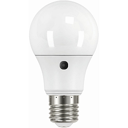 LED Leuchtmittel A60 mit Umgebungslicht-Sensor, E27, 8.5W 2700K 810lm, opal