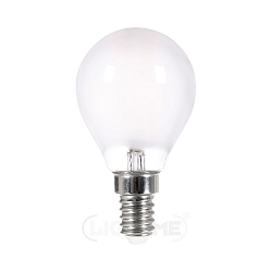 LED Filament Tropfenform P45, E14, 4.5W 2700K 470lm, dimmbar, matt
