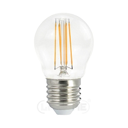 LED Filament Tropfenform P45, E27, 4.5W 4000K 470lm, klar