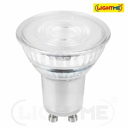 LED PAR16 glass reflector lamp, GU10, 7W 3000K 540lm 38°, dimmable