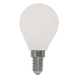 LED Filamentlampe WHITE P45, E14, 6,5W, 4000K, 810lm, IP20, matt