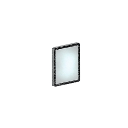 Spiegel-Klemmleuchte DONNA LED, eckig, IP44, CCT, inkl. GX53 6W 2700K/4000K 500lm, Blattsilber
