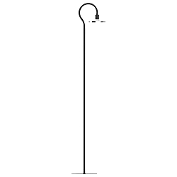 LED Stehleuchte SIMPLESSA, inkl. Diffusorlampe GU10, 8W 2700K 650lm, 3-stufig dimmbar, schwarz/chrom