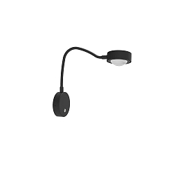 LIGHTME LED Wandleuchte POWERLENS FLEX 60�, inkl. GX53, 4,8W, 2700K, 420lm, IP20, schwarz