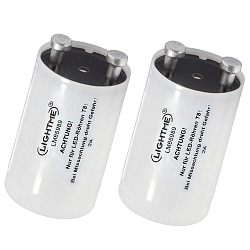 (LIGHTME) 2er-Pack T8 Starterbr�cke mit 2A Sicherung f�r LED