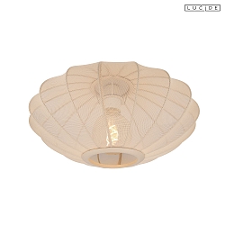 ceiling luminaire CORINA E27 IP20, brass, black dimmable