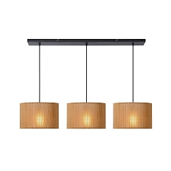 Pendelleuchte MAGIUS, 3xE27, Holz hell