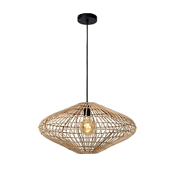 Pendelleuchte MAGALI, � 56 cm, 1xE27, Holz hell