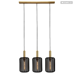 Pendelleuchte CORINA 3-flammig 3x E27 IP20 , schwarz