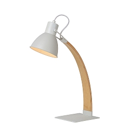 Schreibtischleuchte CURF, 1xE27, wei�