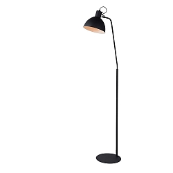 Stehlleuchte Mit Leselampe SHADI, 1xE27, schwarz