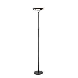 LED Stehleuchte CELESTE, 120�, 1 x 24W, 2700K, 927lm, IP20, CRI>90, dimmbar, schwarz