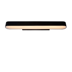 LED Wandleuchte MADELON Badezimmerleuchte, 1x9W, 2700K, IP44, schwarz