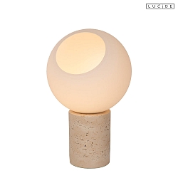 Tischlampe DAVIN 1x E27 IP20 taupe