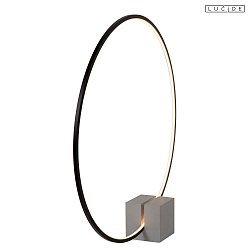 floor lamp CIRKELIS IP20, grey, black dimmable