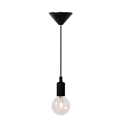Pendelleuchte FIX, � 10 cm, 1xE27, schwarz