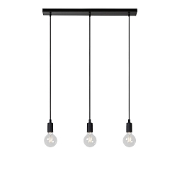 Pendelleuchte FIX, 3xE27, schwarz