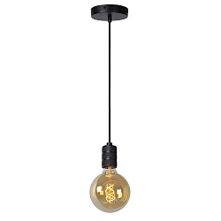 Pendelleuchte JOVA, � 12 cm, 1xE27, schwarz