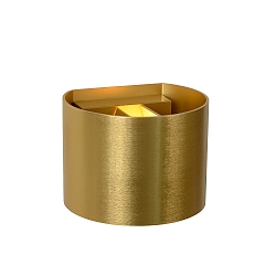 LED Wandleuchte XIO, G9, 1x3,5W, 2700K, dimmbar, Gold matt, messing