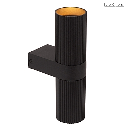 Wandleuchte CLUBS Up/Down 2x GU10 IP20 schwarz