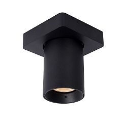 LED Deckenstrahler NIGEL, GU10, 1x5W 2200K/3000K, dimmbar, schwarz