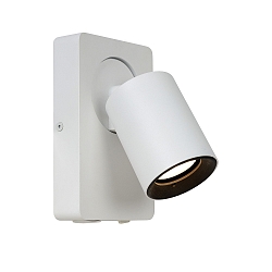 LED Wandstrahler NIGEL, GU10, 1x5W, 3000K, dimmbar, Mit USB-Ladepunkt, wei�
