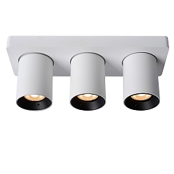 LED Deckenstrahler NIGEL, GU10, 3x5W 2200K/3000K, dimmbar, wei�