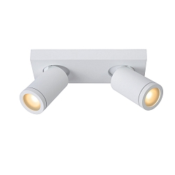 LED Deckenstrahler TAYLOR Badezimmerleuchte, GU10, 2x5W 2200K/3000K, dimmbar, IP44, wei�