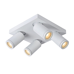 LED Deckenstrahler TAYLOR Badezimmerleuchte, GU10, 4x5W 2200K/3000K, dimmbar, IP44, wei�