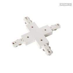 1-phase X-connector TRACK, white
